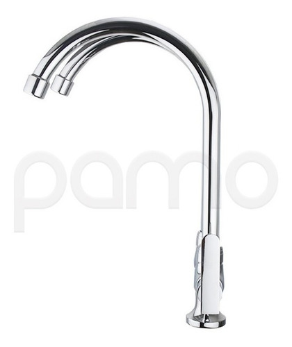 Sm Griferia Lavaplatos Doble Cuello Cisne Palanca