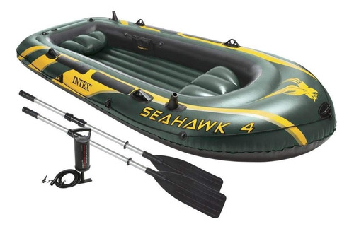 Intex Serie De Botes Inflables Seahawk: Incluye Remos De Alu