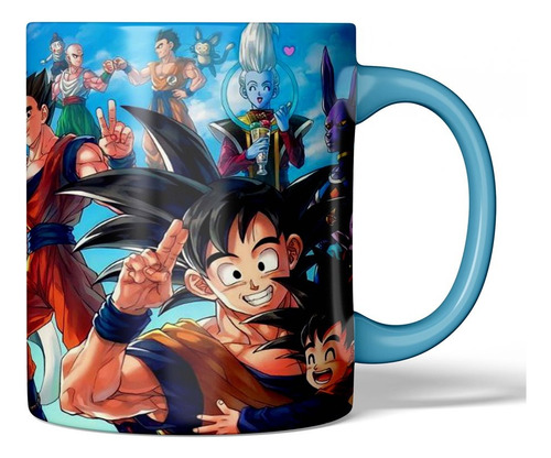 Taza De Cerámica 11oz Dragon Ball Allstar Color Interior Asa