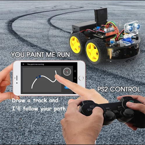 Robot Programable Arduino, Coche 4x4, Rc, 4wd, Bluetooth