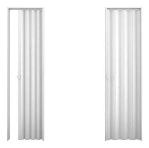 Puerta Plegable Pvc Blanca Cpr De 1 Metro De Ancho