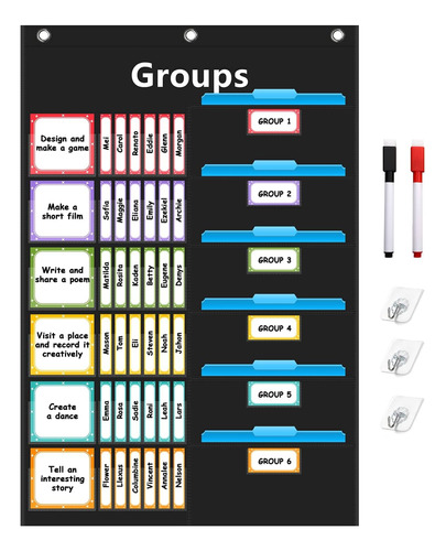 Bolsillo De Gestión De Grupos Pequeños 96 Tarjetas - ...