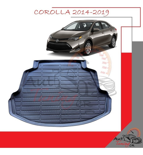 Alfombra Maletero Tipo Bandeja Toyota Corolla 2014-2019