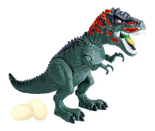 Dinossauro T Rex Bota Ovo Anda Com Som E Projetor De Luz Vd