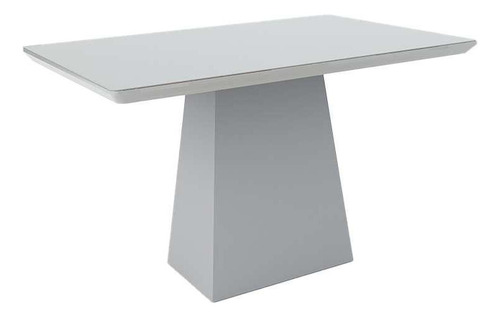 Mesa De Jantar Retangular Com Tampo De Vidro Bárbara Off ...