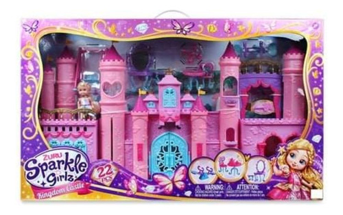 Set Castillo Del Reino Rosado Sparkle Girlz