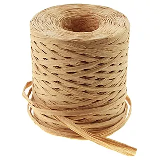 218 Yards Raffia Paper Craft Ribbon Packing Paper Twine...