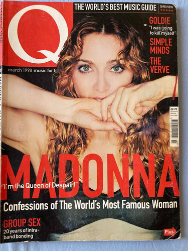 Revista Q Uk / Madonna Marzo 1998impecable