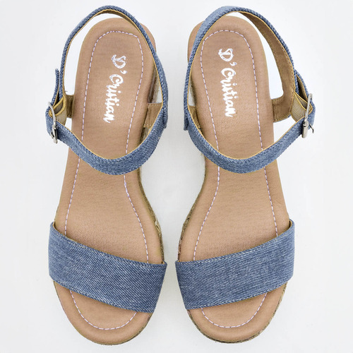 Zapatillas Mujer D'cristian 4027 Mezclilla 125-021