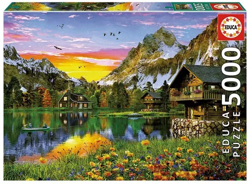 Rompecabeza Puzzle Educa X 5000 Piezas Lago Alpino