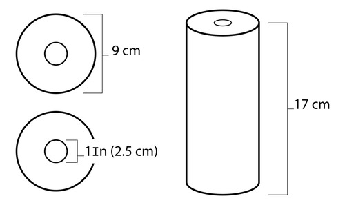 Juego De 6 Rodillos Para Gimnasio 17 X 9x 1 Pulgada