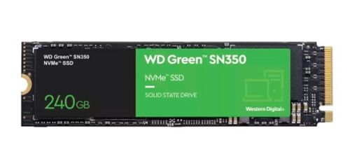 Unidad De Estado Solido Wd Green Sn350 240gb Nvme Pcie Gen3
