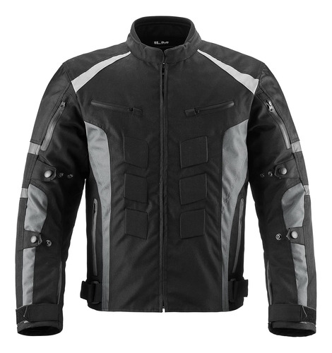 Chaqueta Para Motociclista Ilm, Con Protección, 4xl, Negro