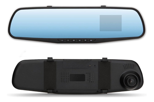 Espejo Dvr Retrovisor Camara Frontal Con Sensor-g Dash 720p
