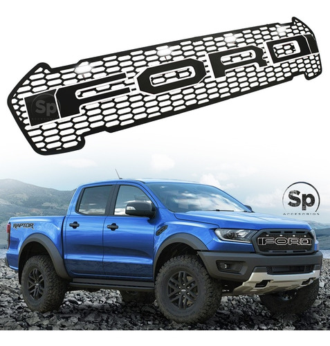 Parrilla Ford Ranger 2017 Tipo Raptor Linea Nueva Led Inclui