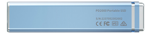 Ssd Externo 4tb Biwin Pd2000 Usb-c 2000/1800 Mb/s Azul