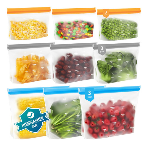 Bolsas De Almacenamiento Reutilizables Ideatech Stand Up, Si