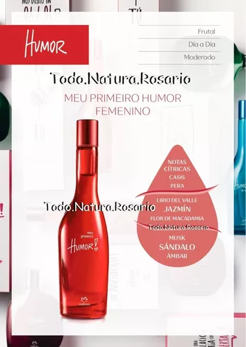 Perfume Humor Meu Primeiro Femenino 25ml Todo Natura Rosario
