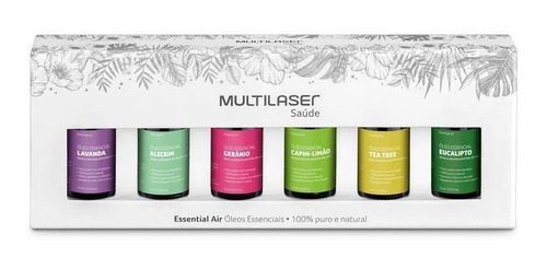 Imagem 1 de 2 de Kit Com 6 Oleos Essenciais - 1 De Cada Modelo Hc165