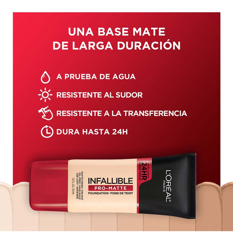 L'oreal Paris K1828700 Infalible Pro-matte - Maquillaje Líqu