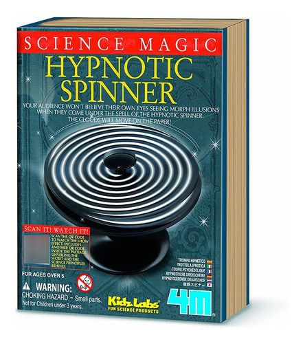 Juego Educativo 4m De Ciencia Mágica Spinner Hipnótico