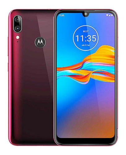 Motorola Moto E E6 Plus Special Edition 64 GB Rich cranberry 4 GB RAM