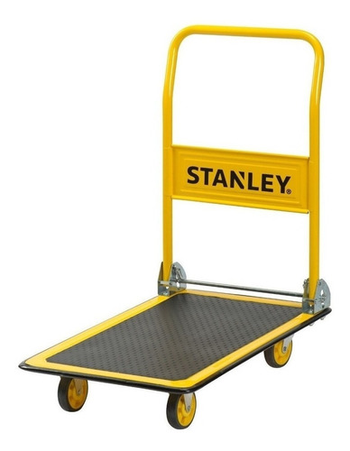 * Carro Plataforma De Acero Stanley Pc527 Zorra Hasta 150 Kg