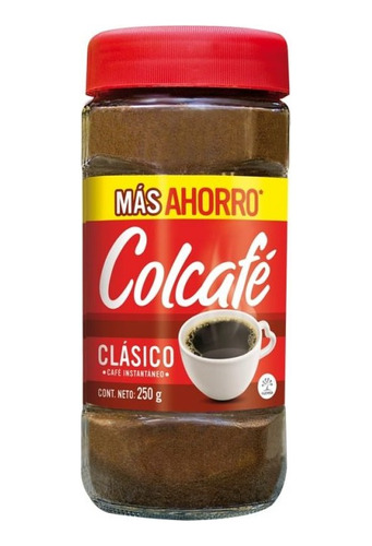 Café Instantáneo Colcafé Clasico 250g - g a $115