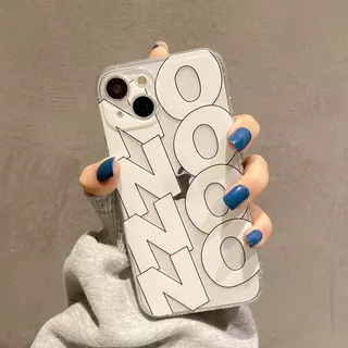 Funda Para iPhone Funny Letter No And Ok Fashion 11 Pro Max