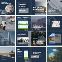Comprar 25 Artes Para Arquitetura E Urbanismo: Editáveis Com Canva