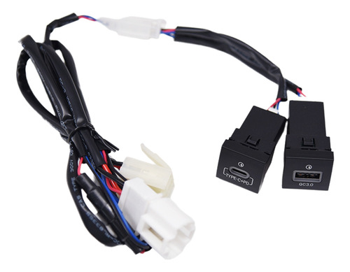 . Enchufe De Cargador Rápido Qc3.0+pd For Coche, Toma De