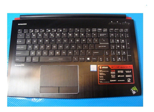 Tapa Teclado Msi Ge62  Ge62v Teclado Español 