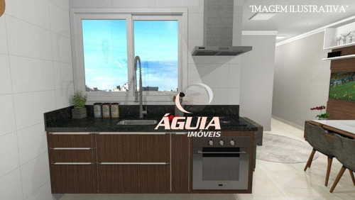 Imagem 5 de 18 de Cobertura Com 2 Dormitórios À Venda, 52 M² Por R$ 400.000,00 - Vila Eldízia - Santo André/sp - Co0829