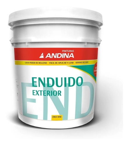 Enduido Exterior Andina 4 Lt