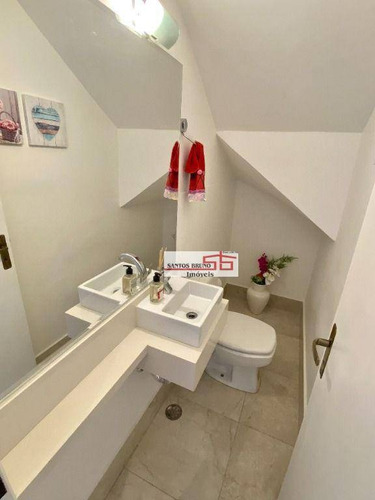 Imagem 4 de 19 de Lindo Sobrado(mobiliado) De 120m² Com 02 Dormitórios Sendo 02 Suítes Sacada Churrasqueira E 02 Vagas Em Ótima Localização No Bairro Do Limão - So1633