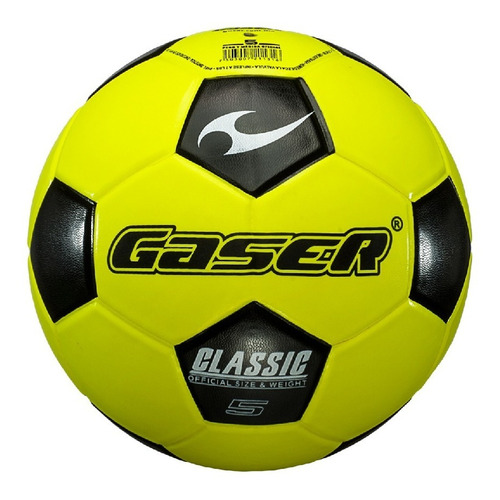 Balón Futbol Classic Fosforescente No.3, 4, 5 Gaser Color Amarillo Tamaño del balón 3