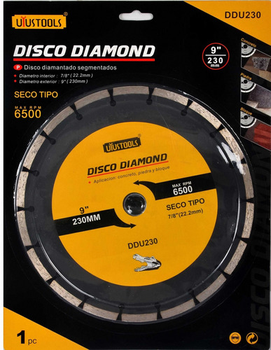 Disco De Corte Diamantado Segmentado 7 Concreto Granito