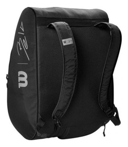 Maleta De Padel Bela Super Tour Wilson Negra Color Negro
