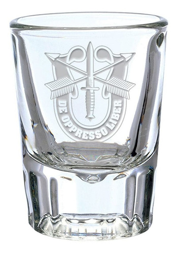 2 Design U.s Army Special Forz Deep Etched Oz Vaso Chupito