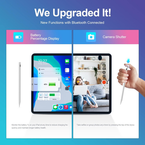 Pen Con Lápiz Estilus Para iPad 9 Y Décima Generación, Lápiz