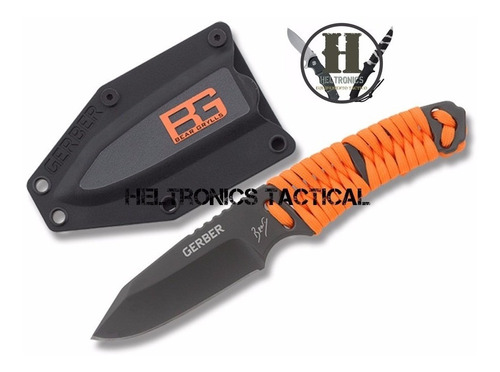 Cuchillo Gerber Survival Bear Grylls Cordon Tactico Vaina Rigida