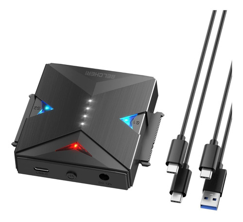 Docking Station Doble Bahia Usb 3.2 Sata 2,5 / 3,5 Belcheri