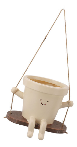 Maceta Swing Face Para Colgar En Forma De Cabeza De Flor De