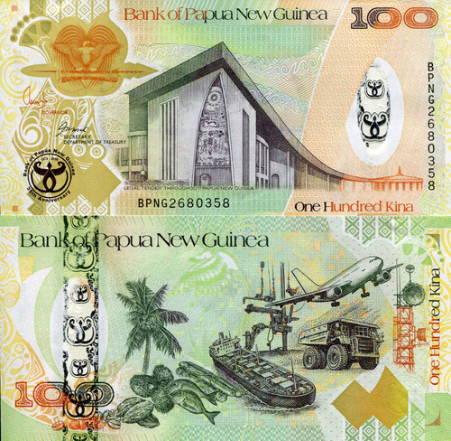 Papúa Nueva Guinea - 100 Kina - Año 2008