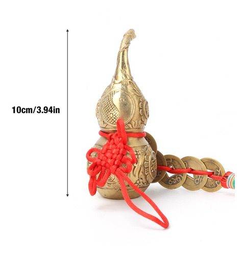 Imagen 4 de 8 de Adorno De Cucurbitáceas De Latón, Calabaza Pura De Wu Lou