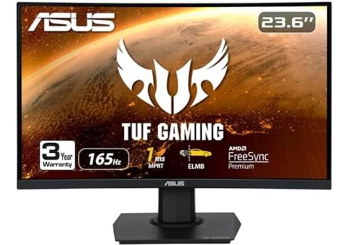 Monitor Curvo Asus Tuf Gaming 23.6 1080p (vg24vqe) - Full Hd