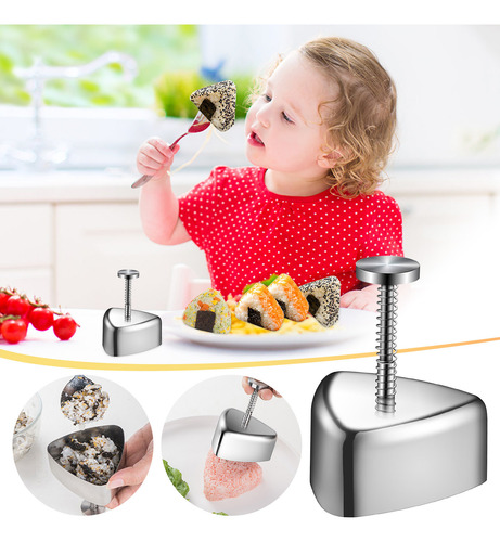 Molde Para Rollos De Arroz Y Verduras De Acero Inoxidable E