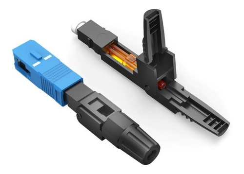 Imagen 2 de 3 de Conector Rápido Fibra Optica Azul Sc/upc 10uds