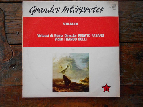 Renato Fasano  Vivaldi Lp Vinilo Arg. Impecable