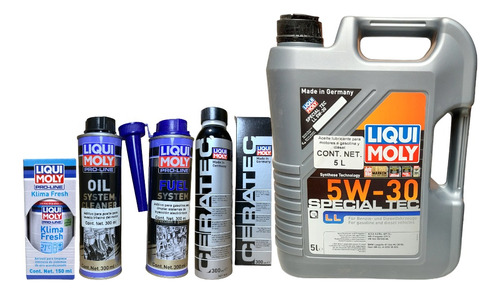 Kit Liqui Moly Ceratec Engine Flush Special Tec 5w30 Klima F